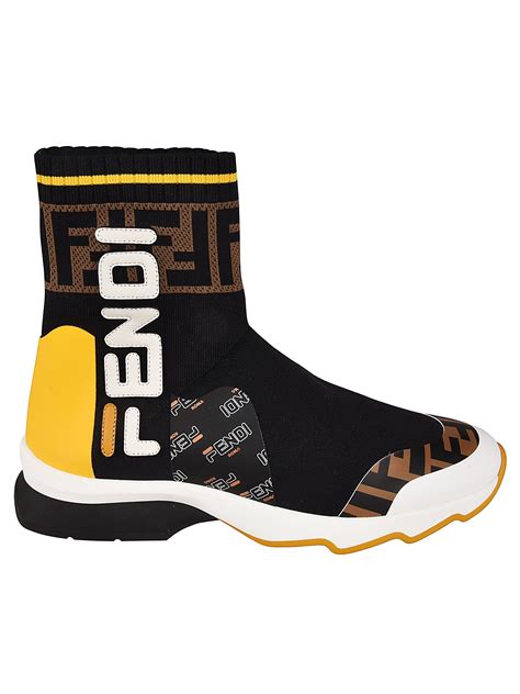 fendi sock shoes cheap|fendi shearling leather sneakers.